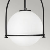 Quintiesse Somerset 1Lt Medium Pendant  - Black - Comet Lighting