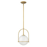 Quintiesse Somerset 1Lt Medium Pendant  - Heritage Brass - Comet Lighting