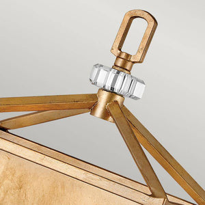 Quintiesse Stinson 2Lt Wall Light - Distressed Brass - Comet Lighting