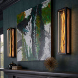 Quintiesse Styx LED Wall Light  - Black & Gilded Gold - Comet Lighting