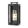 Quintiesse Sutcliffe 1Lt  Outdoor Wall Lantern - Aged Zinc - Comet Lighting