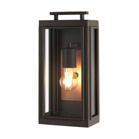 Quintiesse Sutcliffe 1Lt  Outdoor Wall Lantern - Oil Rubbed Bronze - Comet Lighting