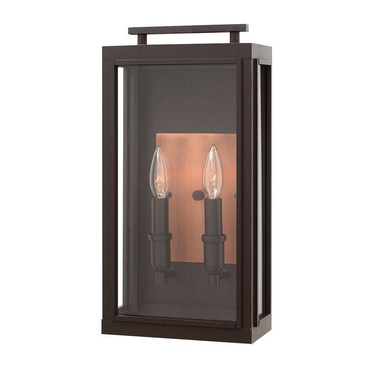 Quintiesse Sutcliffe 2Lt  Outdoor Wall Lantern - Oil Rubbed Bronze - Comet Lighting