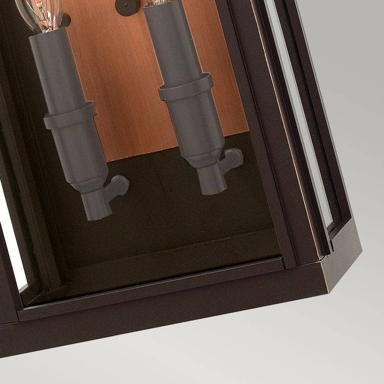 Quintiesse Sutcliffe 2Lt  Outdoor Wall Lantern - Oil Rubbed Bronze - Comet Lighting