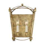 Quintiesse Thayer 2Lt Wall Light - Antique Gild - Comet Lighting