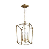 Quintiesse Thayer 3Lt Pendant   - Antique Gild - Comet Lighting