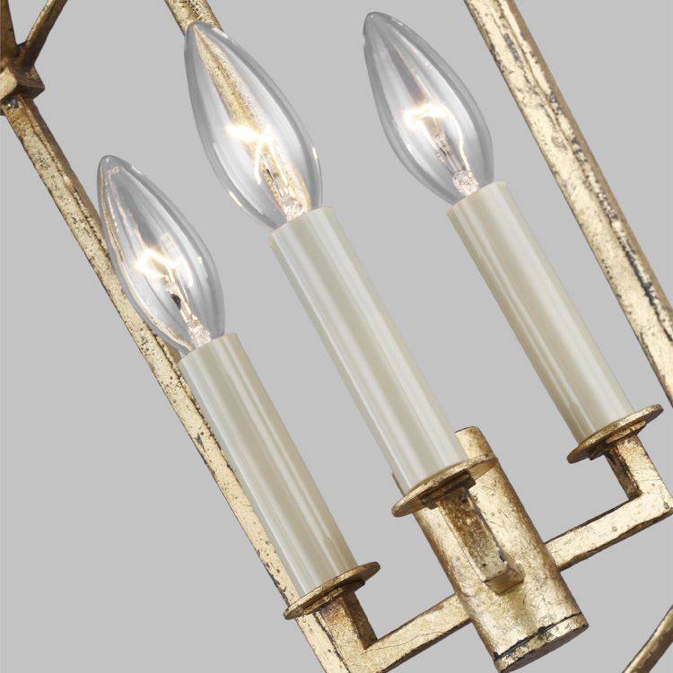 Quintiesse Thayer 3Lt Pendant   - Antique Gild - Comet Lighting