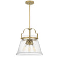 Quintiesse Wimberley 3Lt Pendant   - Weathered Brass - Comet Lighting