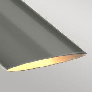 Quinto 1 Light Table Lamp - Dark Grey Polished Nickel - Comet Lighting
