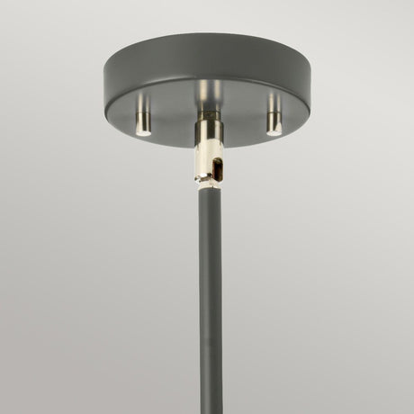 Quinto 1 Light Pendant - Dark Grey Polished Nickel - Comet Lighting
