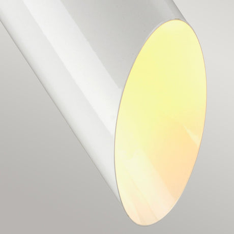 Quinto 1 Light Wall Light - White Aged Brass - Comet Lighting