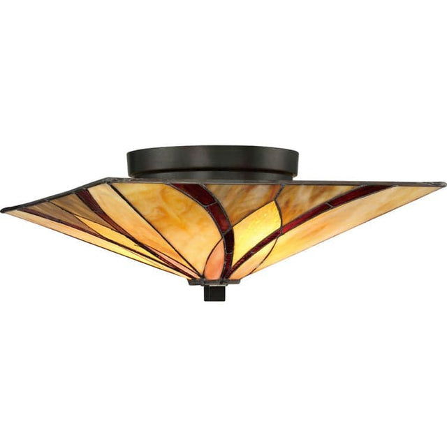 Asheville 2-Light Flush Mount Ceiling Light - Comet Lighting