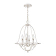 Bradbury 4 Light Pendant Antique White - Comet Lighting