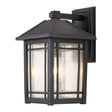 Cedar Point 1 Light Wall Lantern - Large Black - Comet Lighting