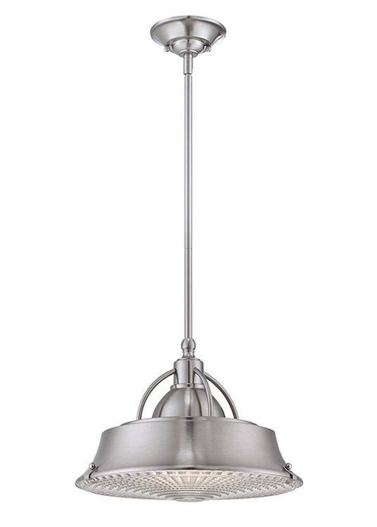 Cody 2-Light Pendant Ceiling Light Brushed Nickel - Comet Lighting