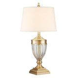 Dennison 1 Light Table Lamp - Brushed Brass Brushed Brass - Comet Lighting