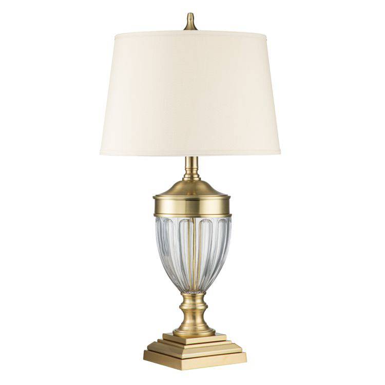 Dennison 1 Light Table Lamp - Brushed Brass Brushed Brass - Comet Lighting