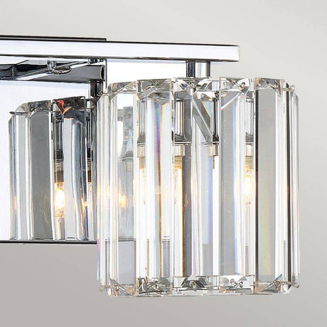 Divine 2 Light Wall Light Polished Chrome - Comet Lighting