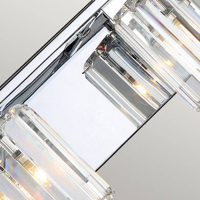 Divine 2 Light Wall Light Polished Chrome - Comet Lighting