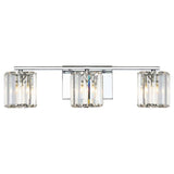 Divine 3 Light Wall Light Polished Chrome - Comet Lighting