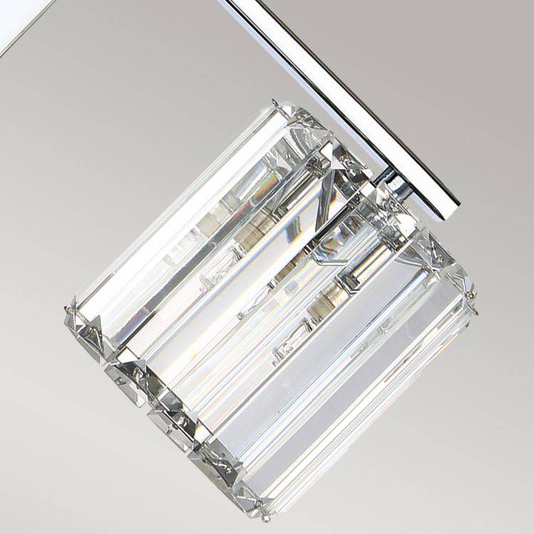 Divine 3 Light Wall Light Polished Chrome - Comet Lighting