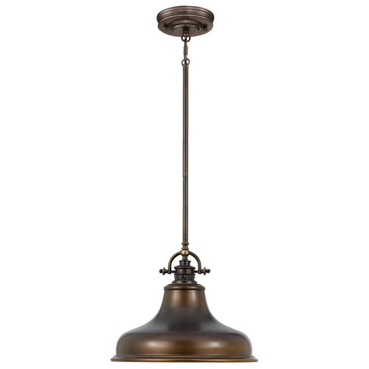 Emery 1-Light Medium Pendant Ceiling Light Palladian Bronze - Comet Lighting