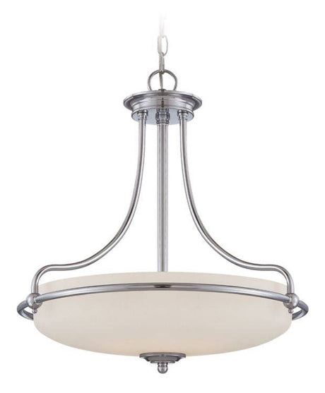 Griffin Polished Chrome Pendant Ceiling Light Light - Comet Lighting