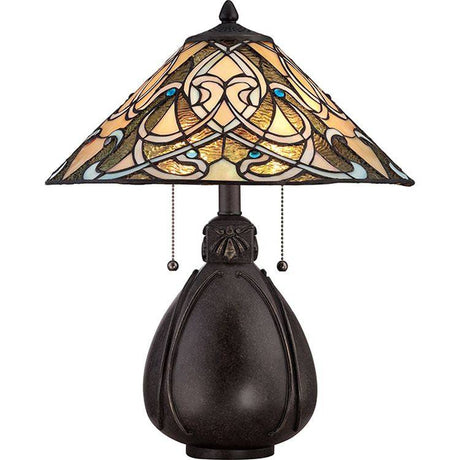 India 2-Light Table Lamp Imperial Bronze - Comet Lighting