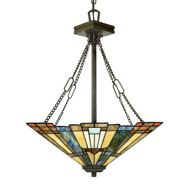 Inglenook Up Pendant Ceiling Light Bronze - Comet Lighting