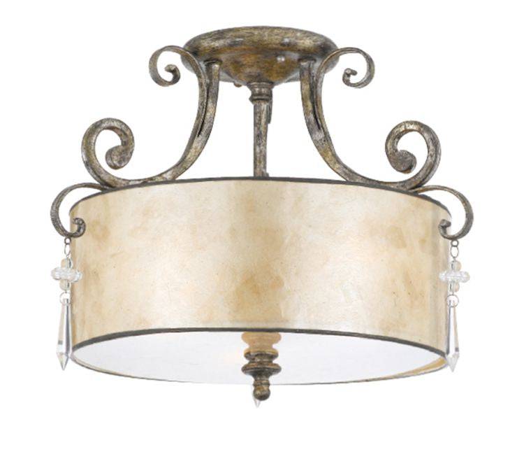 Kendra Semi-Flush Light - Comet Lighting