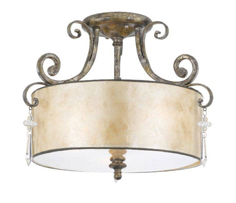 Kendra Semi-Flush Light - Comet Lighting