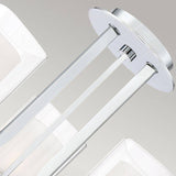 Kolt 3 Light Wall Light Polished Chrome - Comet Lighting