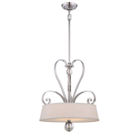 Madison Manor 4-Light Pendant Ceiling Light Imperial Silver - Comet Lighting