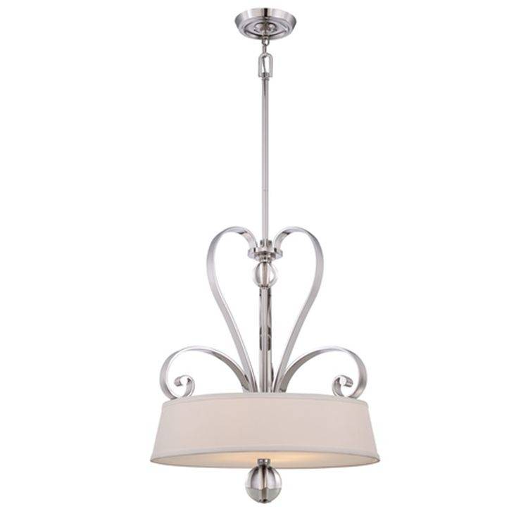 Madison Manor 4-Light Pendant Ceiling Light Imperial Silver - Comet Lighting