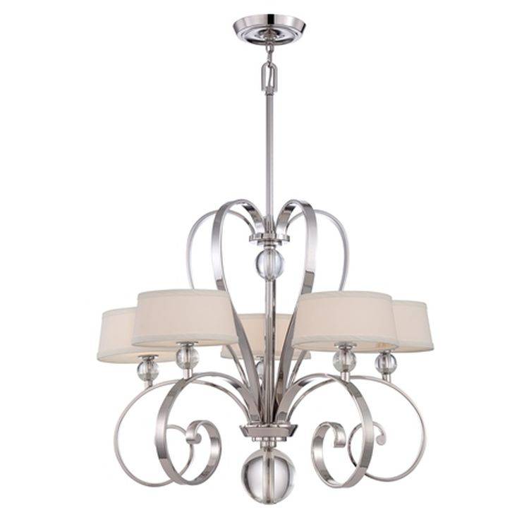 Madison Manor 5-Light Chandelier Imperial Silver - Comet Lighting