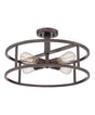 New Harbor 4-Light Semi-Flush - Comet Lighting