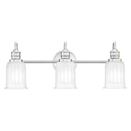 Swell 3 Light Wall Light Polished Chrome - Comet Lighting