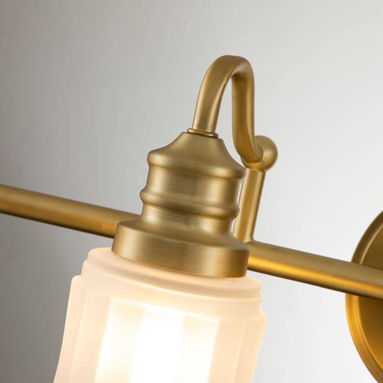 Swell 4 Light Wall Light Brushed Brass - Comet Lighting