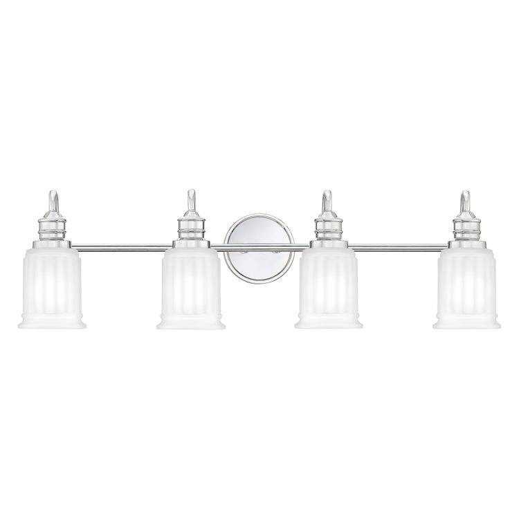 Swell 4 Light Wall Light Polished Chrome - Comet Lighting