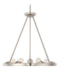 Theater Row 6-Light Chandelier Silver - Comet Lighting