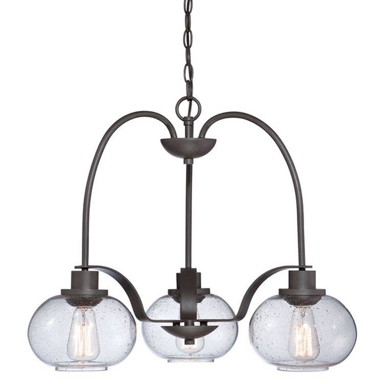 Trilogy 3-Light Chandelier - Comet Lighting