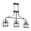 Trilogy 3 Light Island Pendant Olde Bronze - Comet Lighting