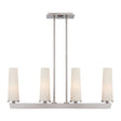 Uptown Chelsea Loft 4lt Pendant - Brushed Nickel - Comet Lighting