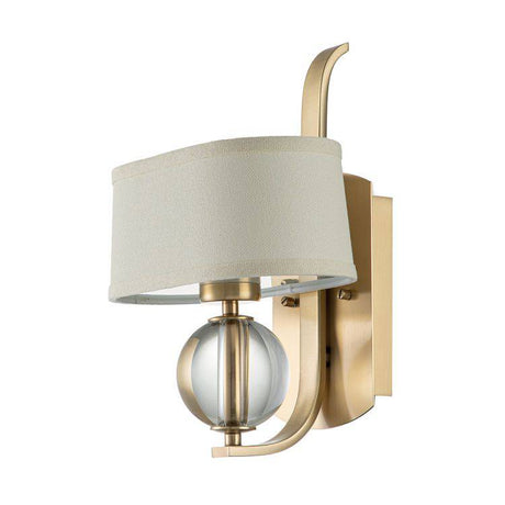 Uptown Gotham 1 Light Wall Light Brushed Brass - Comet Lighting