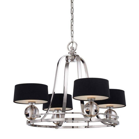 Uptown Gotham 4-Light Chandelier - Comet Lighting