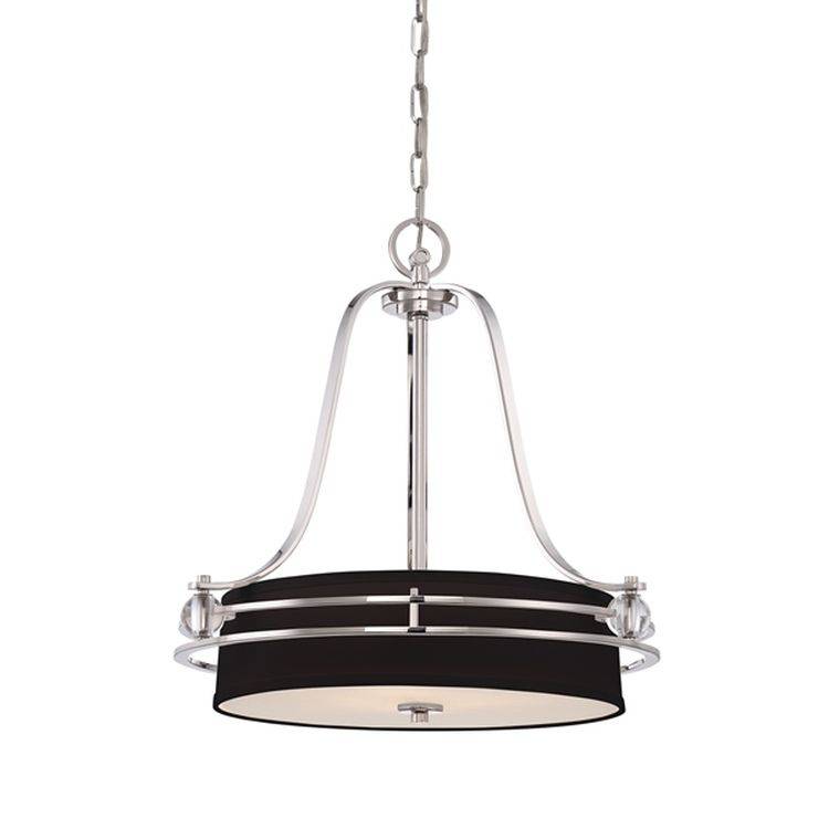 Uptown Gotham Pendant Ceiling Light Silver - Comet Lighting