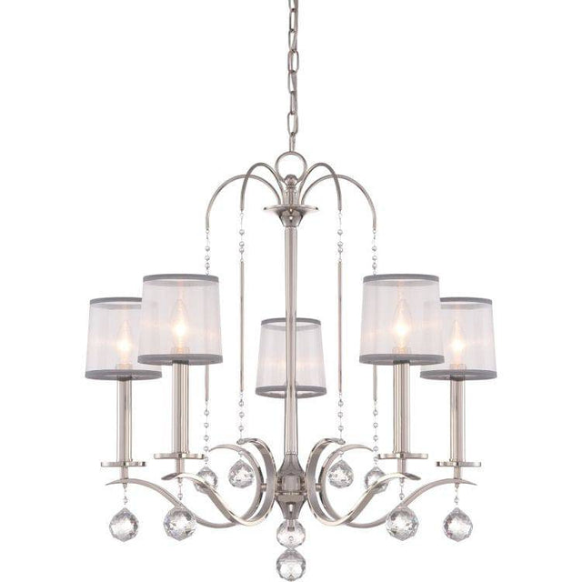 Whitney 5-Light Chandelier - Comet Lighting