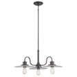 Admiral 3 Light Chandelier - Comet Lighting