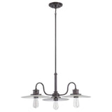 Admiral 3 Light Chandelier - Comet Lighting