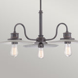 Admiral 3 Light Chandelier - Comet Lighting